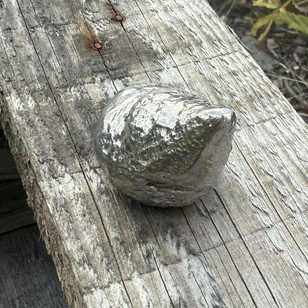 Cast Pewter Top Shell Ornament Cast Pewter Top Shell Ornament