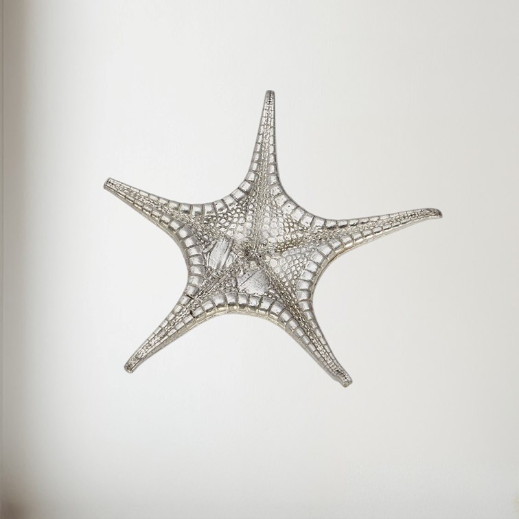 Cast Pewter Fancy Starfish Ornament Cast Pewter Fancy Starfish Ornament