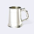 Nymph Handle One Pint Pewter Tankard