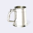 Nymph Handle One Pint Pewter Tankard
