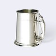 Fox Handle One Pint Pewter Tankard