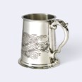 Celtic Birds One Pint Pewter Tankard