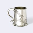 Chinese Dragon One Pint Pewter Tankard