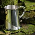 Diagonal Stripe One Pint Pewter Tankard