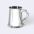 Diagonal Stripe One Pint Pewter Tankard