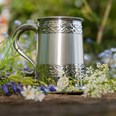 Embossed Celtic Bands One Pint Pewter Tankard