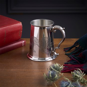 Celtic Lion Pewter Tankard
