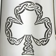 Shamrock One Pint Pewter Tankard