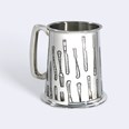 Knife Fork Spoon One Pint Pewter Tankard