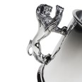 Union Jack Lion Handle One Pint Pewter Tankard