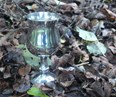 Tiny Georgian Pewter Goblet
