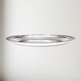 Large Gadroon Rim Pewter Tray