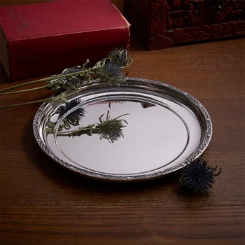 Medium Celtic Rim Pewter Tray Medium Celtic Rim Pewter Tray