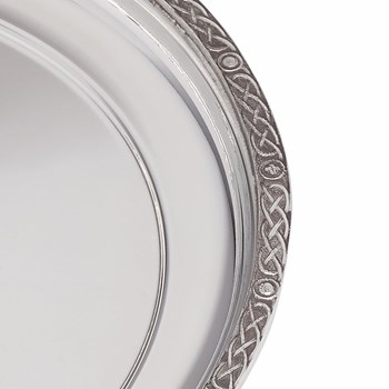 Medium Celtic Rim Pewter Tray Medium Celtic Rim Pewter Tray