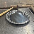 Medium Gadroon Rim Pewter Tray