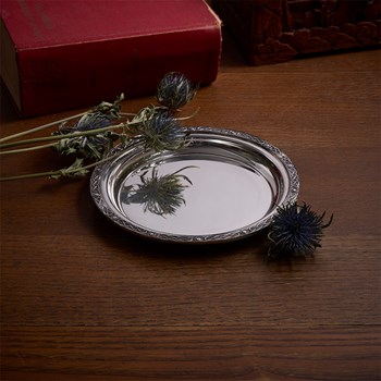 Small Celtic Rim Pewter Tray