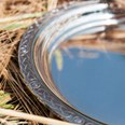 Small Celtic Rim Pewter Tray