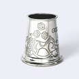 God Child Quarter Pint Pewter Baby Mug