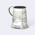 Humpty Dumpty Quarter Pint Pewter Baby Mug