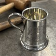 Jack And Jill Pewter Baby Quarter Pint Mug