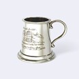 Jack And Jill Pewter Baby Quarter Pint Mug