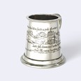 Jack And Jill Pewter Baby Quarter Pint Mug