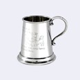 Little Bo Peep Quarter Pint Pewter Baby Mug