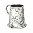 Noahs Ark Quarter Pint Pewter Baby Mug Noahs Ark Quarter Pint Pewter Baby Mug
