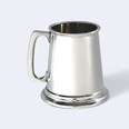 Quarter Pint Welsh Dragon Pewter Babymug