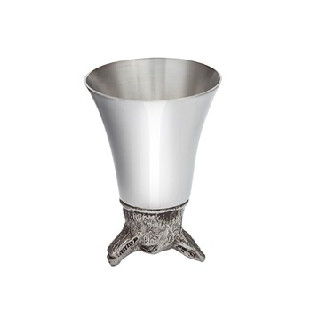 Fox Head 3oz Pewter Jigger Cup Fox Head 3oz Pewter Jigger Cup
