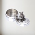 First Curl Teddy Pewter Trinket Box
