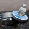 First Tooth Teddy Pewter Trinket Box