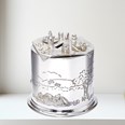 Pewter Teddy Bears Picnic Money Box