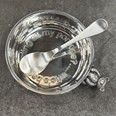 Pewter Teddy bear "Whos Been Eating All My Porridge" Porringer