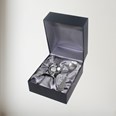 Teddy Pewter Egg Cup And Spoon