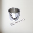 Bucket And Spade Pewter Egg Cup & Spoon