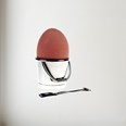 Bucket And Spade Pewter Egg Cup & Spoon