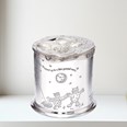 Owl And Pussycat Pewter Money Box