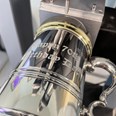 One Pint X Range Pewter And Brass Worcester Tankard