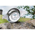 Large Claddagh Pewter Quaich