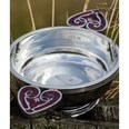 Large Red Heart Of The Highlands Pewter Quaich