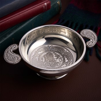 Paisley Pewter Large Quiach