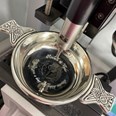 Thistle Large Pewter Quaich Thistle Large Pewter Quaich