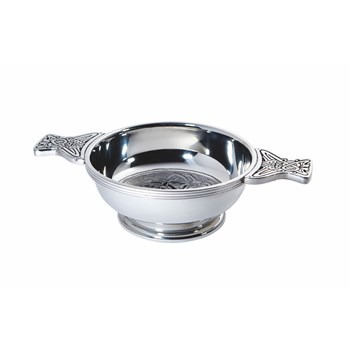 Celtic Circle Large Pewter Quaich Celtic Circle Large Pewter Quaich