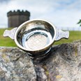 Large Celtic Gold Pewter And Brass Quaich
