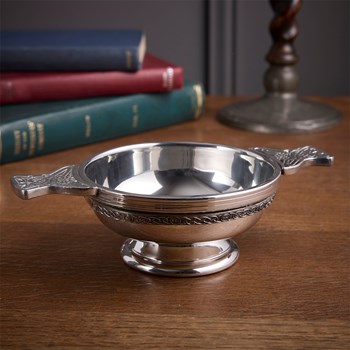 Celtic Band Large Pewter Quaich