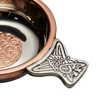 Celtic Copper Large Pewter Quaich