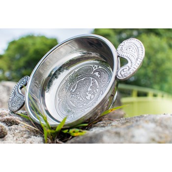 Large Paisley Pewter Quiach