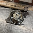 Large Thistle Pewter Quaich
