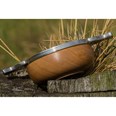 Large Wood And Pewter Quaich